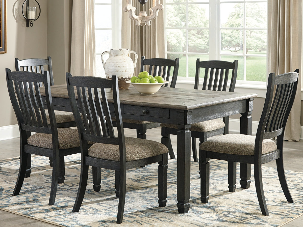 Ashley Furniture - Tyler Creek Dining Table - Dark Gray Wood - Tables - Additional View 1