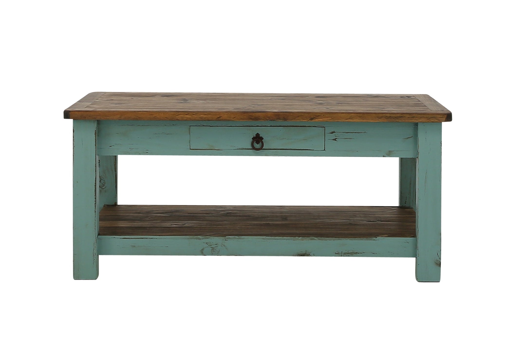 Lawman Cocktail Table - Turquoise