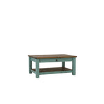 Lawman Cocktail Table - Turquoise - Additional View 1