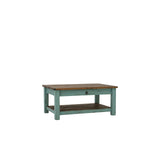 Lawman Cocktail Table - Turquoise - Additional View 1