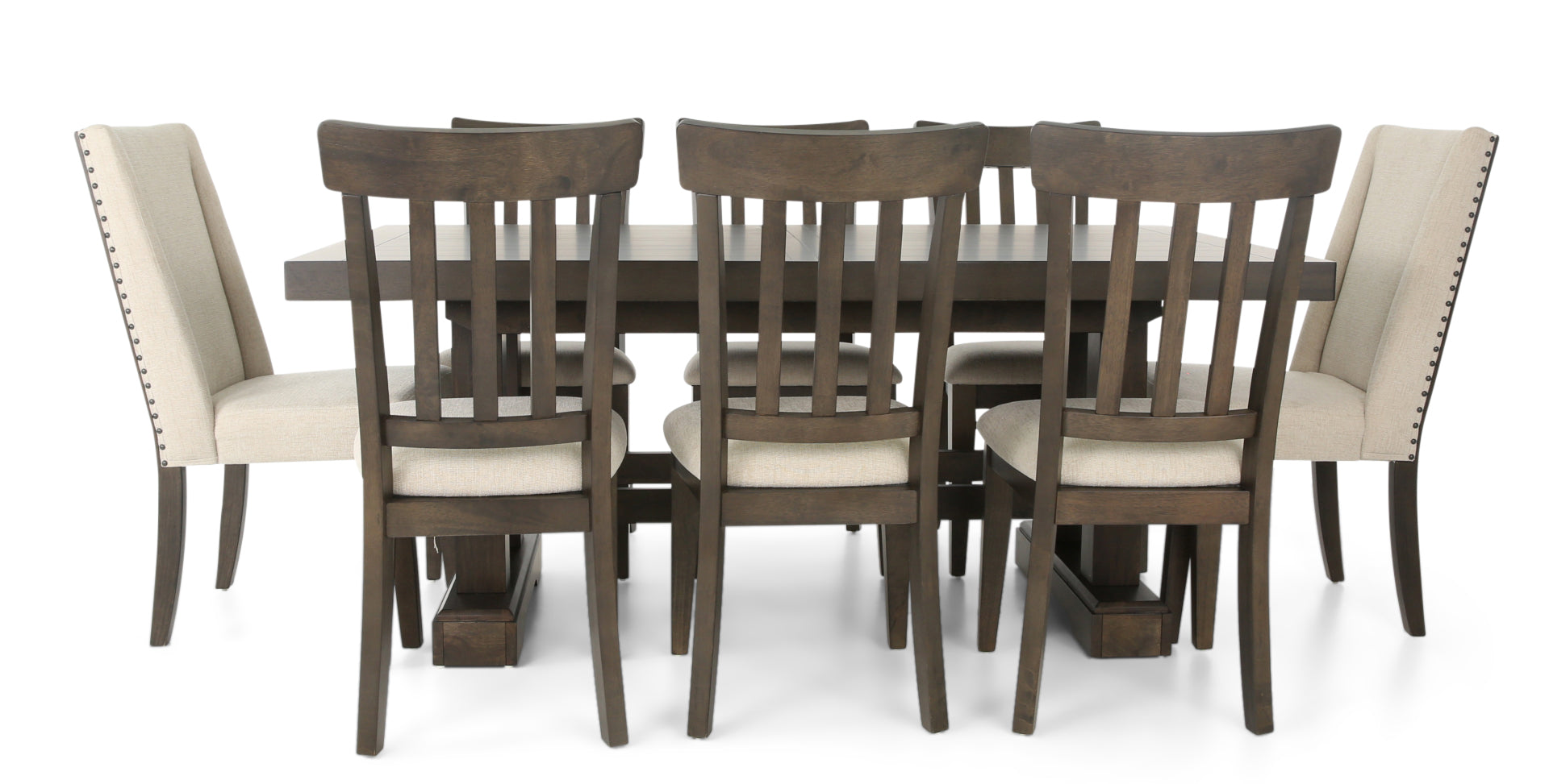 Napa 9 Piece Dining Set - Dark - Additional View 1