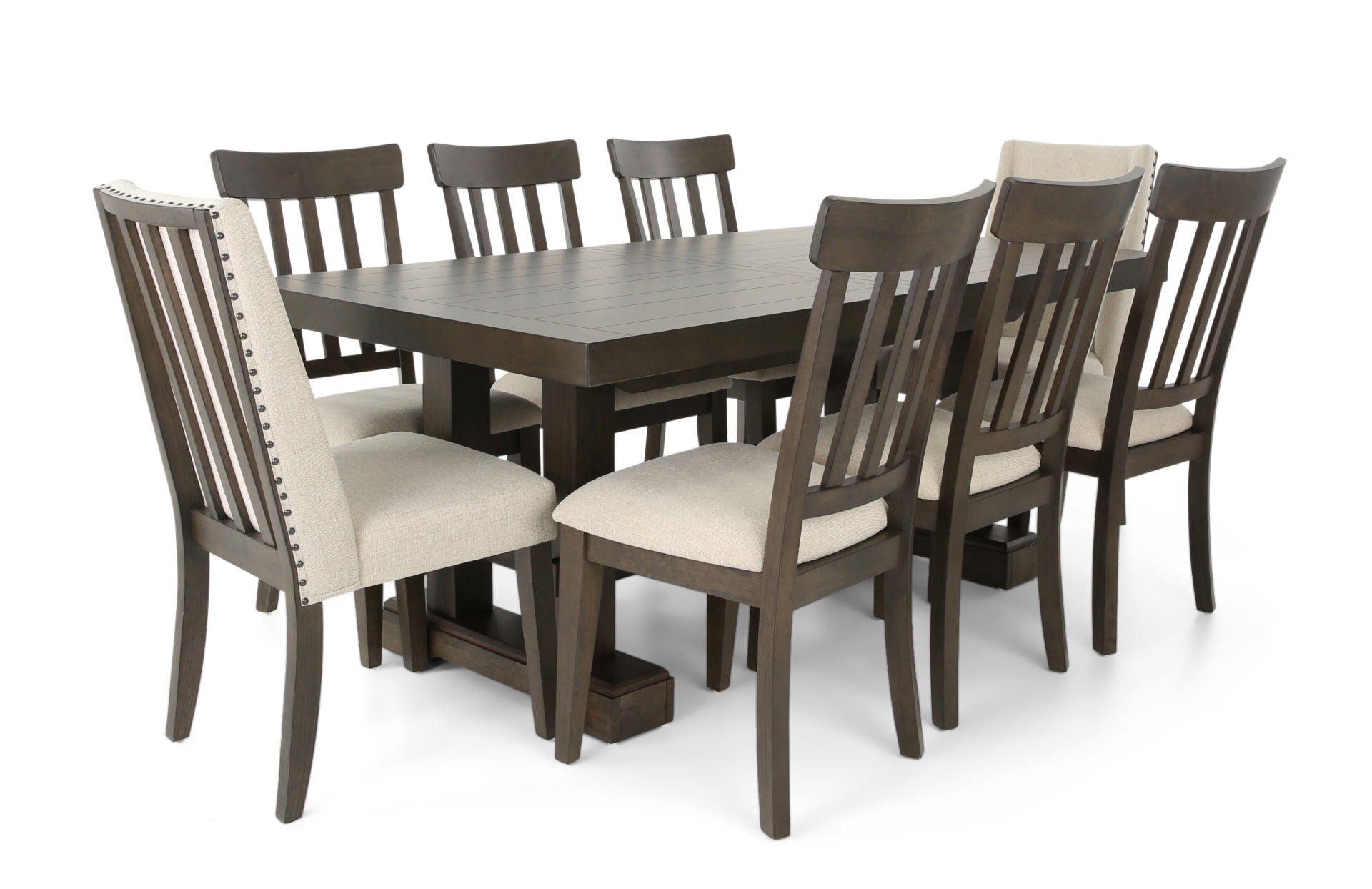 Napa 9 Piece Dining Set - Dark - Additional View 2