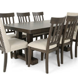 Napa 9 Piece Dining Set - Dark - Additional View 2