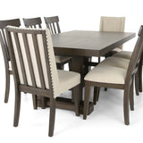 Napa 9 Piece Dining Set - Dark - Additional View 3