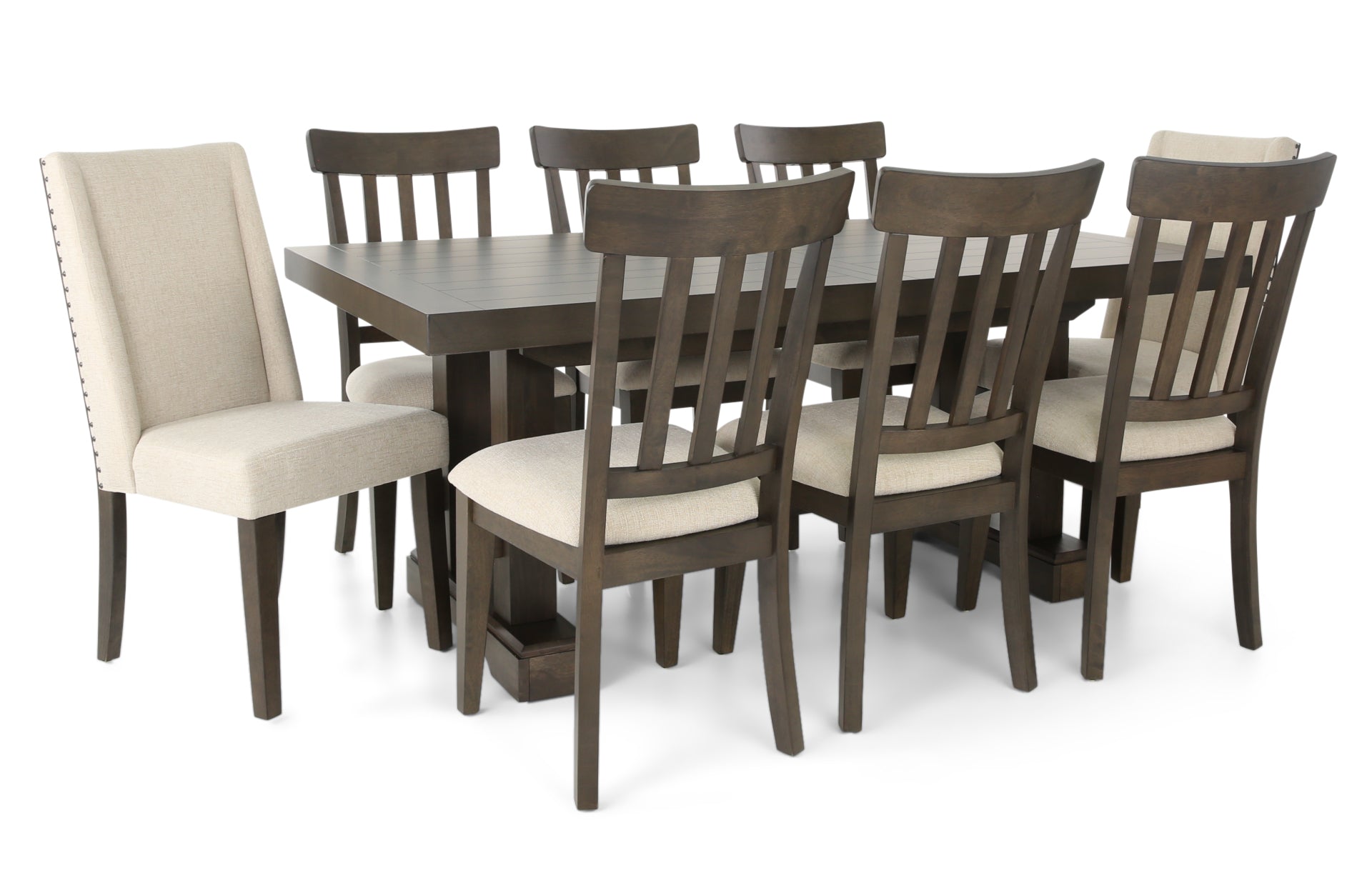 Napa 9 Piece Dining Set - Dark - Additional View 4