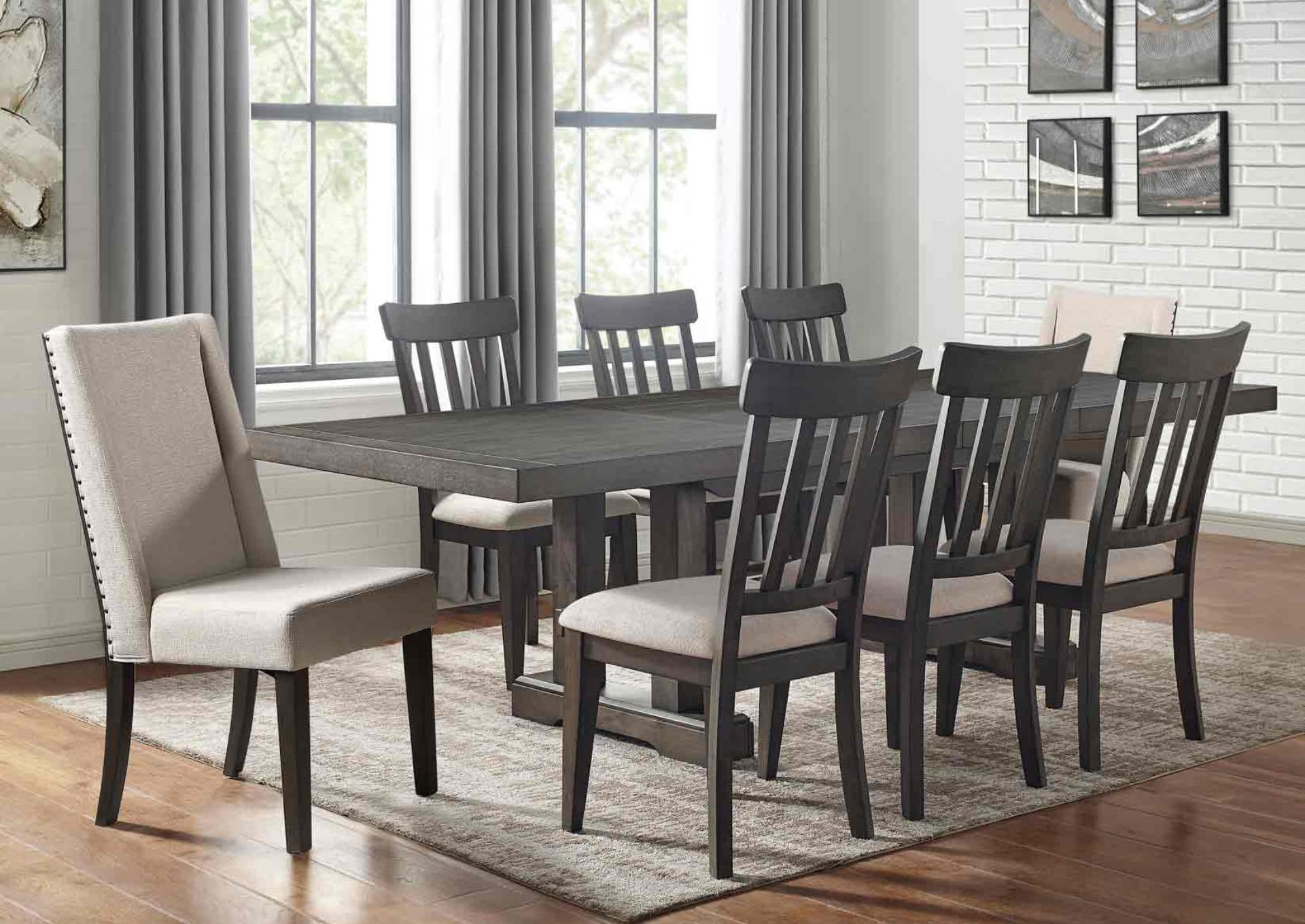 Napa 9 Piece Dining Set - Dark - Additional View 5