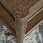 Ashley Furniture - ROANHOWE END TABLE - Dark Brown Wood - Tables - Additional View 5