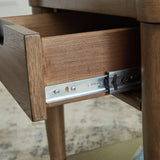 Ashley Furniture - ROANHOWE END TABLE - Dark Brown Wood - Tables - Additional View 6