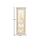 Pulaski Furniture - VICTORIAN CORNER CURIO CABINET - Dark Brown Wood|Glass - Cabinets - Additional View 6