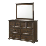 Mossberg Rustic Dresser And Mirror - Oak - Additional View 1