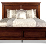 New Classic - Tamarack Full Bed - Cherry - Dark Brown Wood - Beds - Additional View 1
