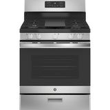 Ge Stainless Steel 30" Free-Standing Gas Range