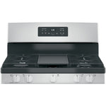 GE STAINLESS STEEL 30" FREE-STANDING GAS RANGE - Pearl Silver|Black - Ranges - Additional View 3