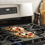 GE STAINLESS STEEL 30" FREE-STANDING GAS RANGE - Pearl Silver|Black - Ranges - Additional View 9