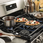 GE STAINLESS STEEL 30" FREE-STANDING GAS RANGE - Pearl Silver|Black - Ranges - Additional View 11