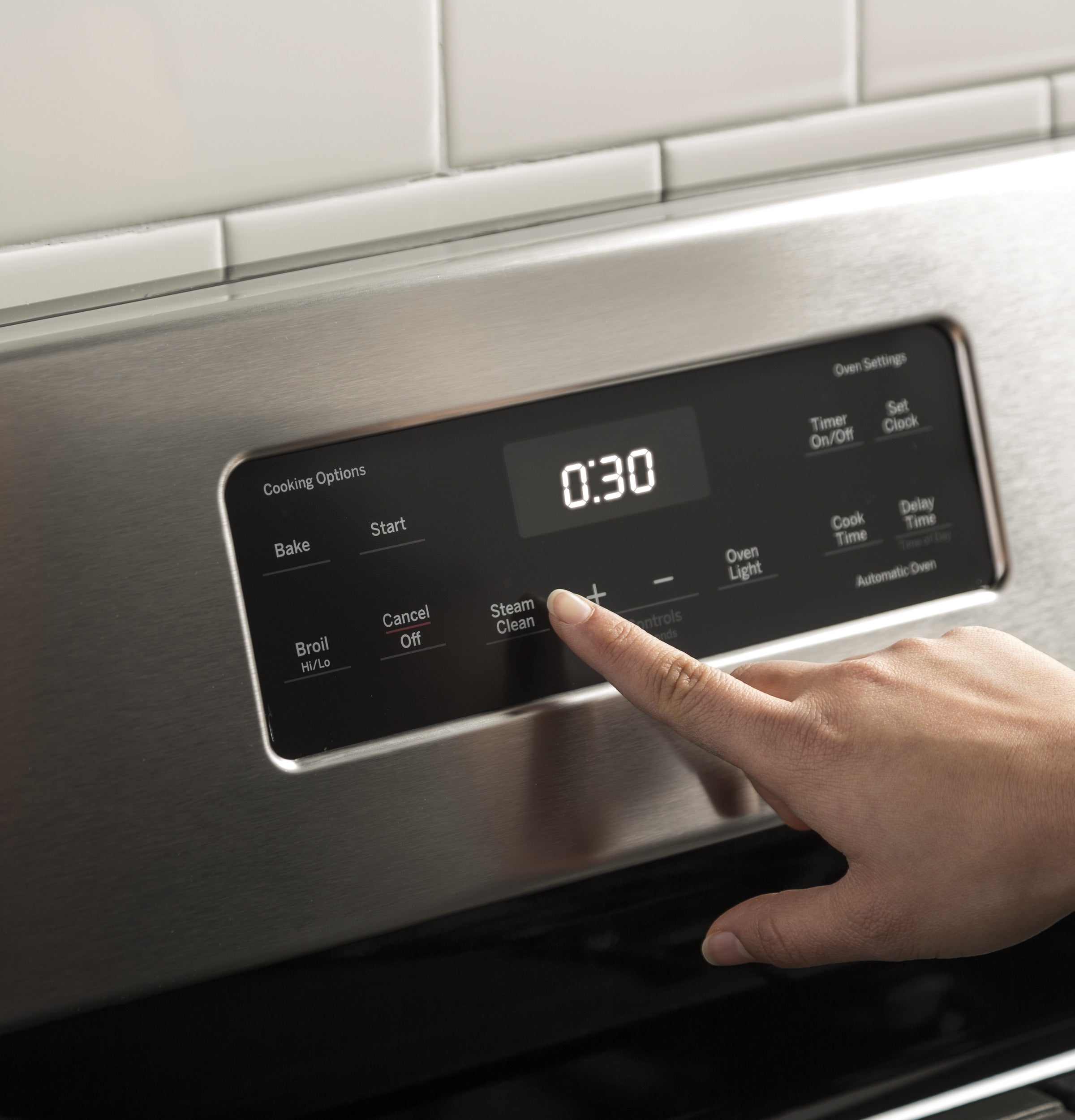GE STAINLESS STEEL 30" FREE-STANDING GAS RANGE - Pearl Silver|Black - Ranges - Additional View 12
