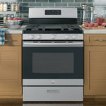 GE STAINLESS STEEL 30" FREE-STANDING GAS RANGE - Pearl Silver|Black - Ranges - Additional View 13