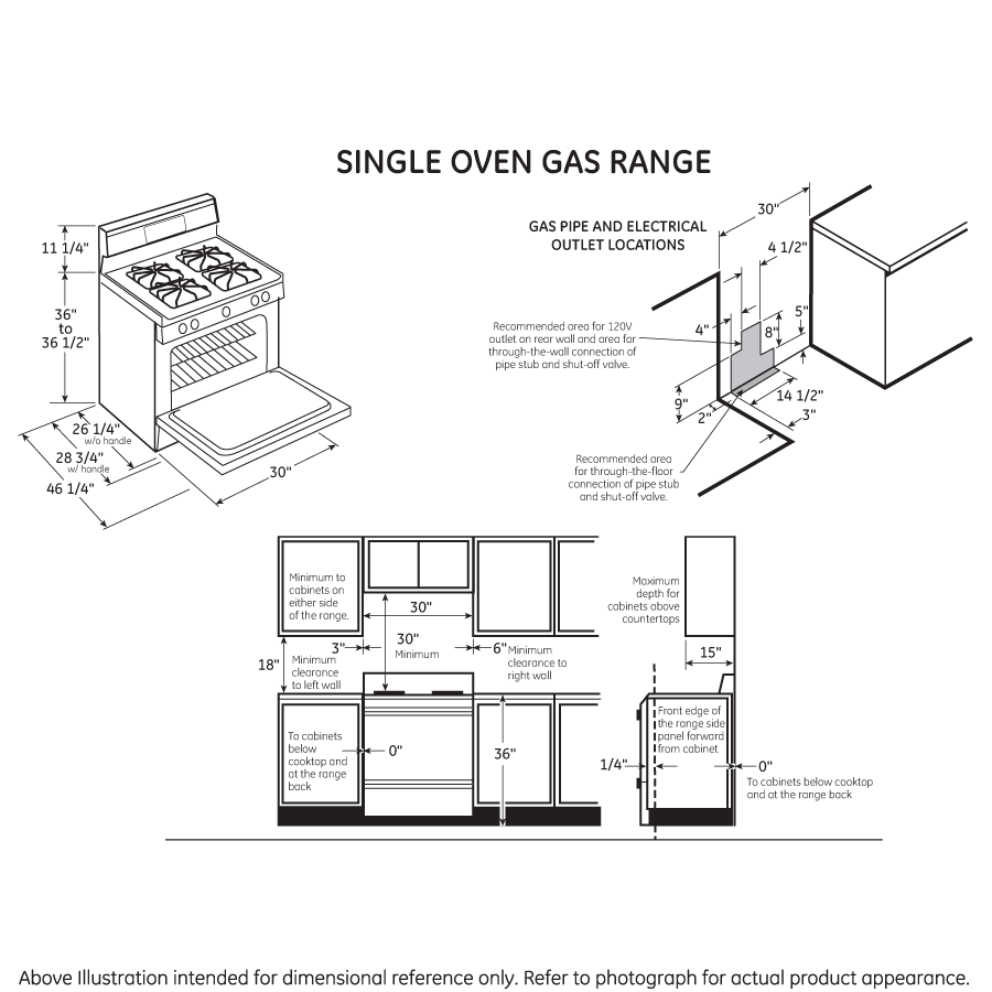 GE STAINLESS STEEL 30" FREE-STANDING GAS RANGE - Pearl Silver|Black - Ranges - Additional View 20