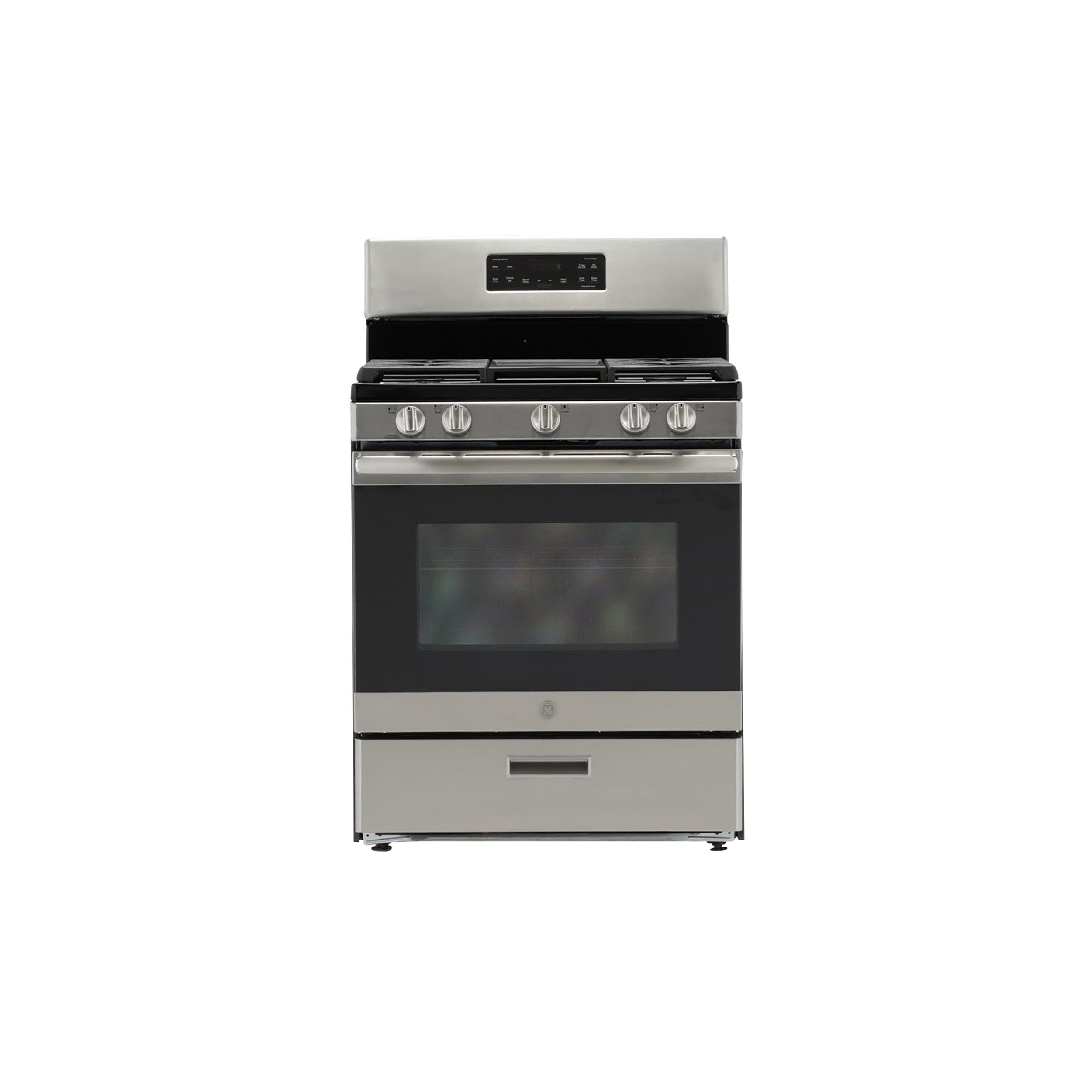 GE STAINLESS STEEL 30" FREE-STANDING GAS RANGE - Pearl Silver|Black - Ranges - Additional View 21