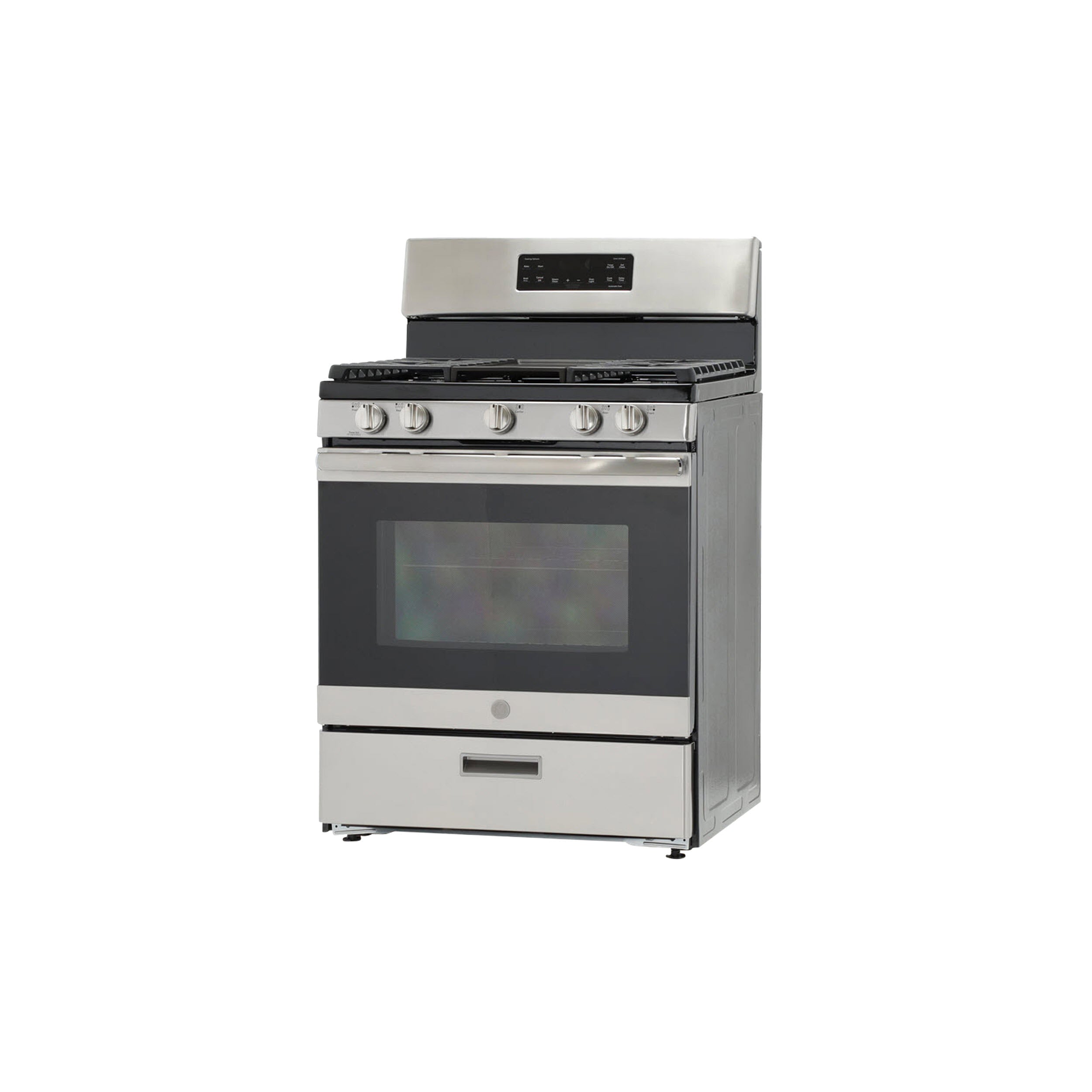 GE STAINLESS STEEL 30" FREE-STANDING GAS RANGE - Pearl Silver|Black - Ranges - Additional View 22