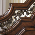 Ashley Furniture - Lavinton King Poster Bed - Brown - Dark Brown Wood - Beds - Additional View 5