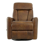 Taurus Sienna Leather Swivel Recliner - Sienna
