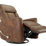 Taurus Sienna Leather Swivel Recliner - Sienna - Additional View 2