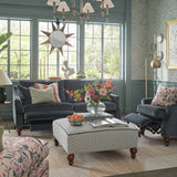 Adelyne Sapphire Incliner Sofa