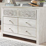 Ashley Furniture - Paxberry Dresser - White Wood - Dresser & Mirror - Additional View 1