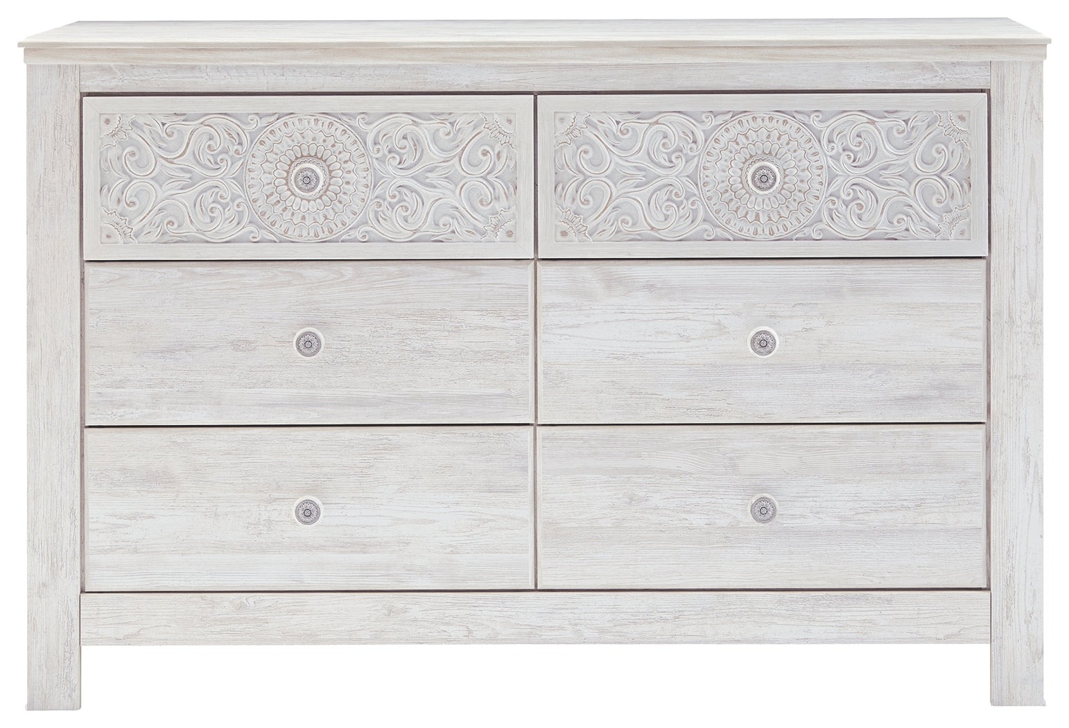 Ashley Furniture - Paxberry Dresser - White Wood - Dresser & Mirror - Additional View 2
