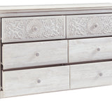 Ashley Furniture - Paxberry Dresser - White Wood - Dresser & Mirror - Additional View 3