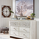 Ashley Furniture - Paxberry Dresser - White Wood - Dresser & Mirror - Additional View 5