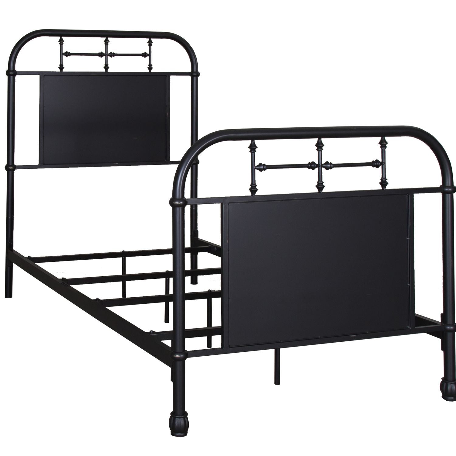 Liberty Furniture - Jolene Vintage Twin Bed - Black - Metal - Beds - Additional View 3
