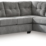 Ashley Furniture - Marrelton 2 Piece Sectional - Gray - Dark Gray Fabric - Sectionals
