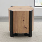 Steve Silver Furniture - DARCIE END TABLE - Light Brown|Black Wood - Tables - Additional View 2