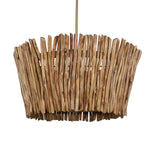Uttermost - MIRROR BACK CURIO CABINET PLATINUM FINISH - Light Brown Wood|Iron - Lighting - Additional View 2