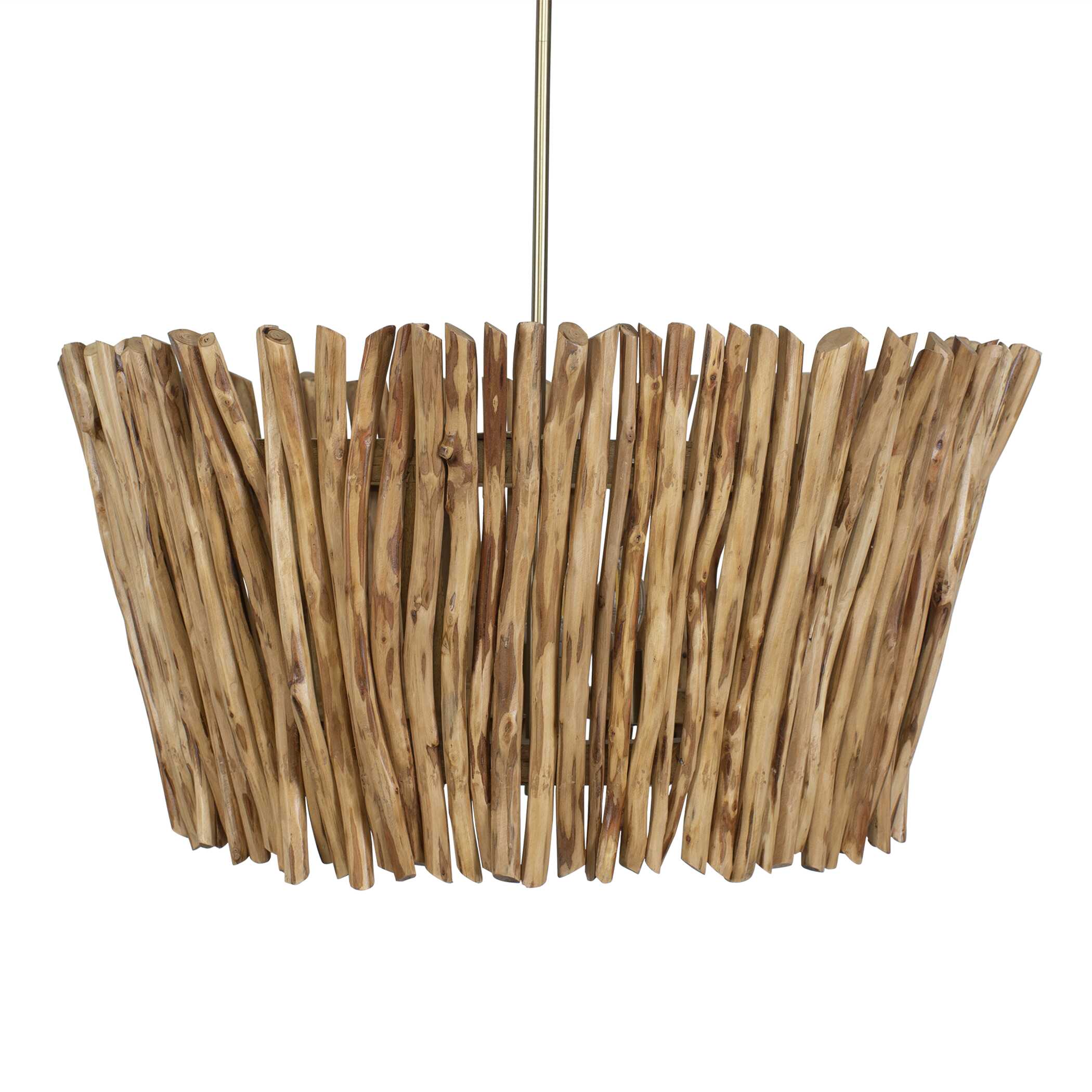 Uttermost - MIRROR BACK CURIO CABINET PLATINUM FINISH - Light Brown Wood|Iron - Lighting - Additional View 3