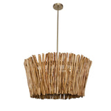 Uttermost - MIRROR BACK CURIO CABINET PLATINUM FINISH - Light Brown Wood|Iron - Lighting - Additional View 5