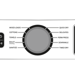 GE WHITE 7.8CU FRONT LOAD DRYER - White|Black - Dryers - Additional View 27