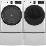 GE WHITE 7.8CU FRONT LOAD DRYER - White|Black - Dryers - Additional View 30