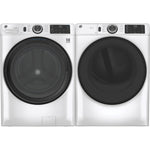 GE WHITE 7.8CU FRONT LOAD DRYER - White|Black - Dryers - Additional View 4