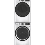 GE WHITE 7.8CU FRONT LOAD DRYER - White|Black - Dryers - Additional View 9