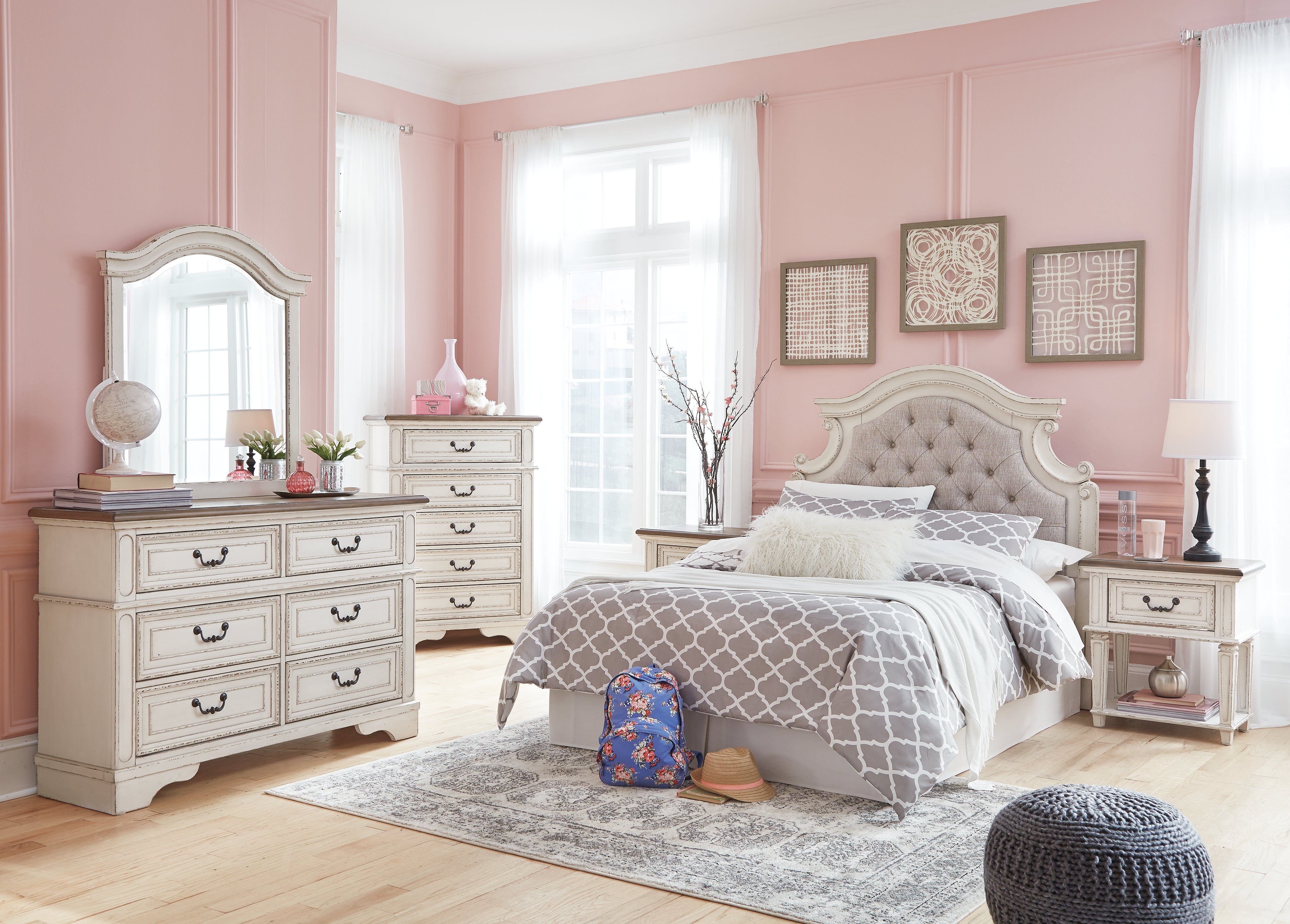 Ashley Furniture - REALYN CHEST - White Wood - Chests - Additional View 9