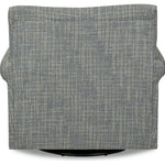 Ashley Furniture - RENLEY GRAY SWIVEL GLIDER CHAIR - Pearl Silver Fabric - Chairs - Additional View 5