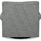 Ashley Furniture - RENLEY GRAY SWIVEL GLIDER CHAIR - Pearl Silver Fabric - Chairs - Additional View 5