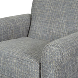Ashley Furniture - RENLEY GRAY SWIVEL GLIDER CHAIR - Pearl Silver Fabric - Chairs - Additional View 6