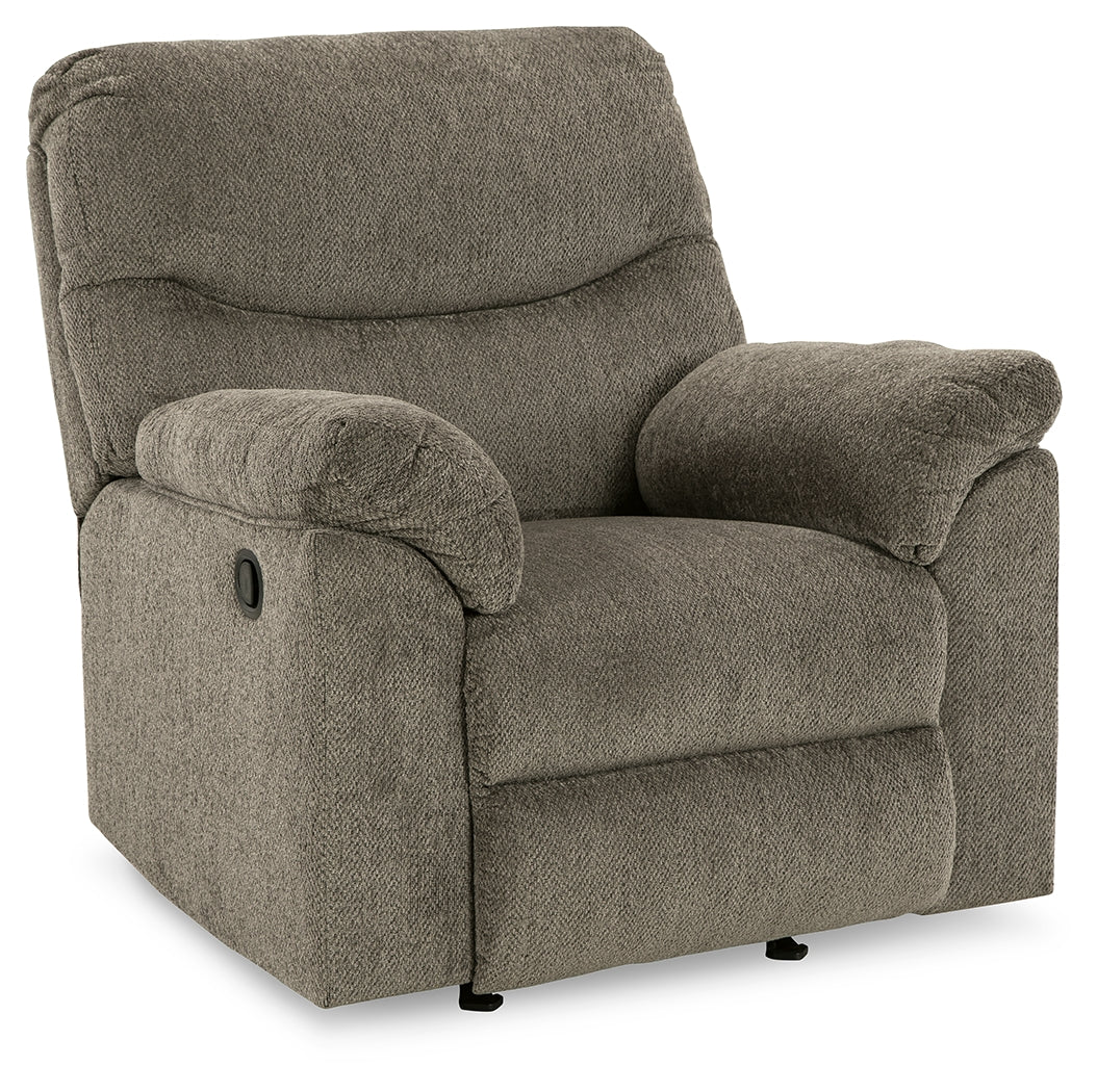 Ashley Furniture - Alphons Recliner - Beige Fabric - Recliners