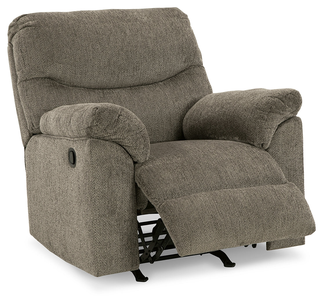 Ashley Furniture - Alphons Recliner - Beige Fabric - Recliners - Additional View 2
