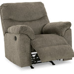 Ashley Furniture - Alphons Recliner - Beige Fabric - Recliners - Additional View 2