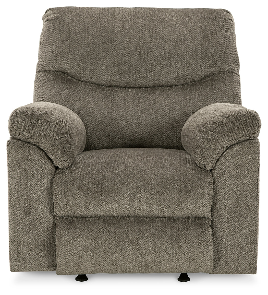 Ashley Furniture - Alphons Recliner - Beige Fabric - Recliners - Additional View 3